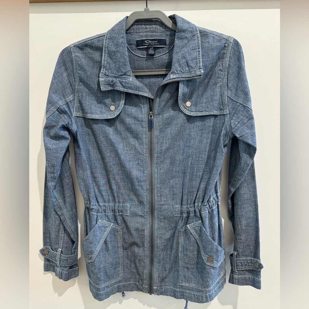 Tommy Bahama Light Blue Denim Jean Jacket